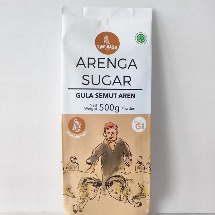 

Baru Timurasa Gula Aren Bubuk Crystal Arenga Sugar 500g