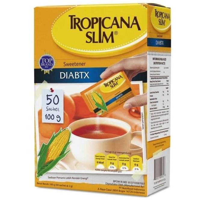

Baru Tropicana Slim Gula Diet 50 Sachet - Pemanis Khusus Diabetes