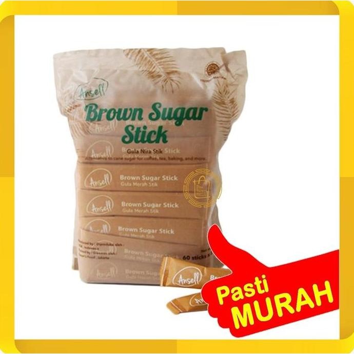 

Baru Ansell Brown Sugar Stick 60x8g | Gula Merah Stik Palm Sugar Sachet