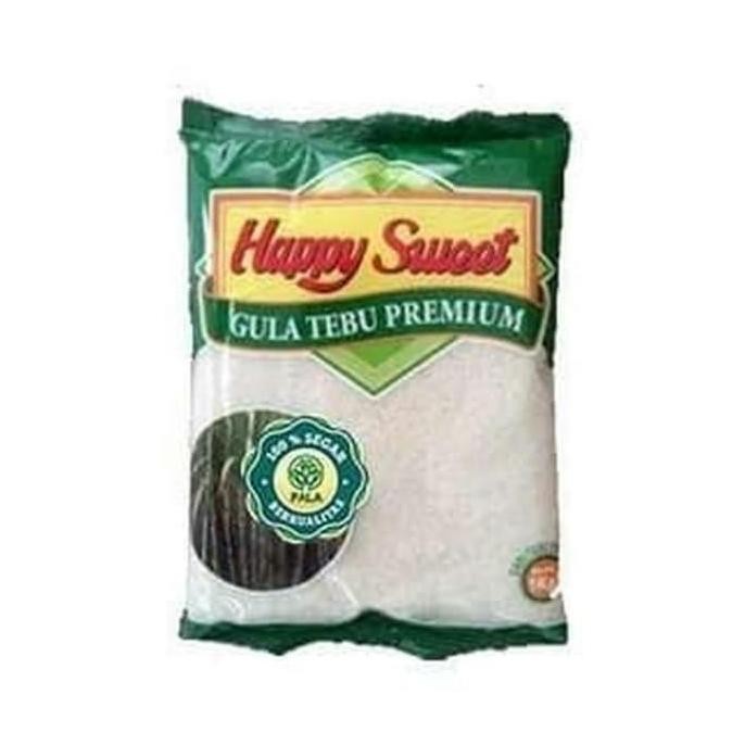 

Baru Gula Pasir Happy Sweet 1Kg Paket Hemat Isi 3pcs Gula Tebu Murni