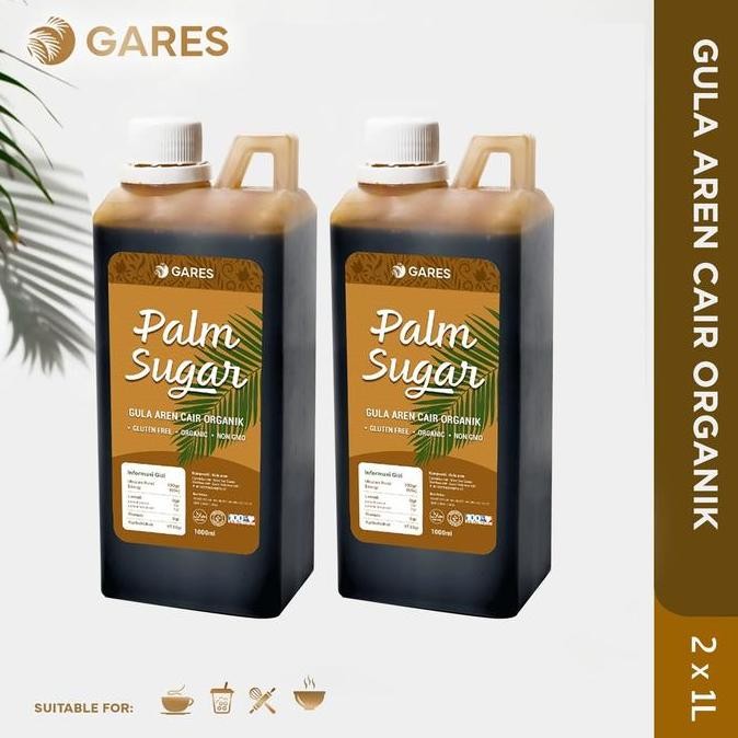 

Baru Paket 2 Liter Gula Aren Cair Murni - Palm Sugar Organik Premium