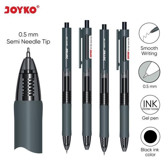 

Gel Pen Pulpen Pena Joyko Gp-355 Apola Gel 0.5 Mm