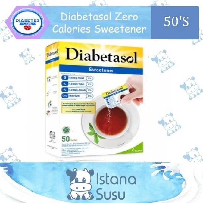 

Baru Diabetasol Sweetener Pemanis Zero Calories Sachet 50s & 100s