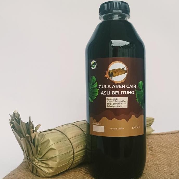 

Baru Gula Aren Cair Organik 1 Liter - Asli Belitung Palm Sugar