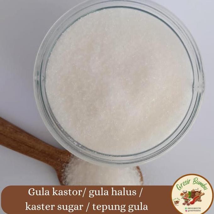 

Baru Gula Kastor 1Kg - Tepung Gula / Kaster Sugar Halus Baking