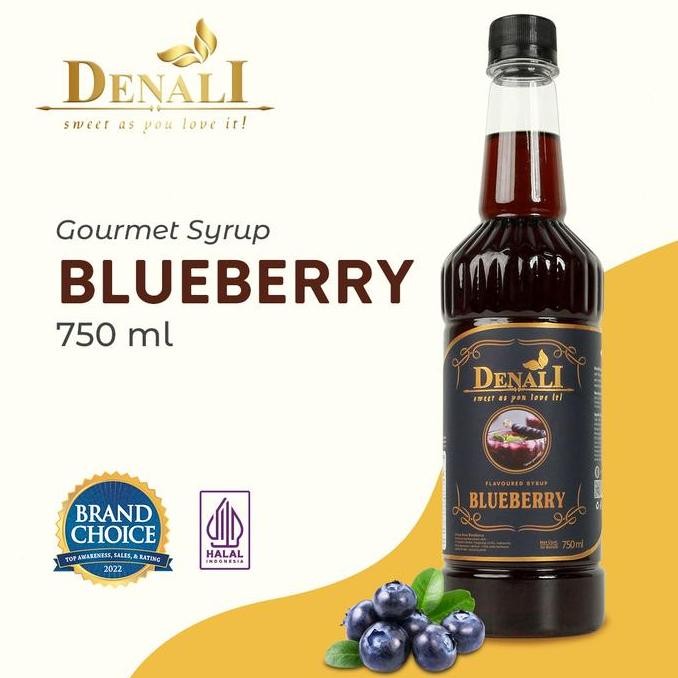 

Baru Sirup Blueberry Denali 500ml Rasa Buah Untuk Minuman & Dessert