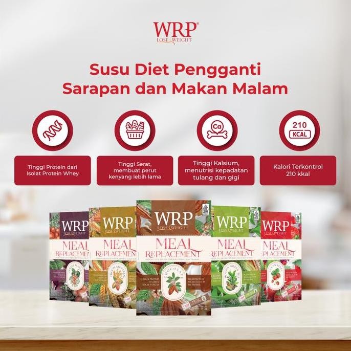 

Grosir Wrp Meal Replacement Coffee 324G - Pengganti Makan