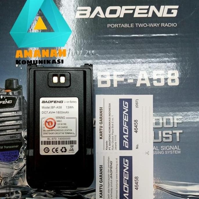 Murah Batre Ht Baofeng A58 A58 Pro Original