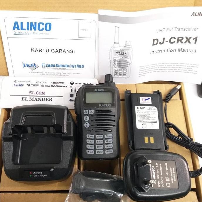 Promo Ht Alinco Dj-Crx1 Vhf - Ht Alinco Dj Crx 1 Garansi Resmi Murah