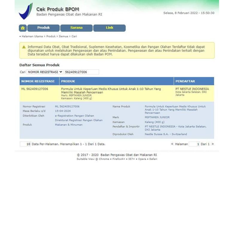 

Promo Peptamen Junior 400 Gram - Susu Gangguan Pencernaan Anak