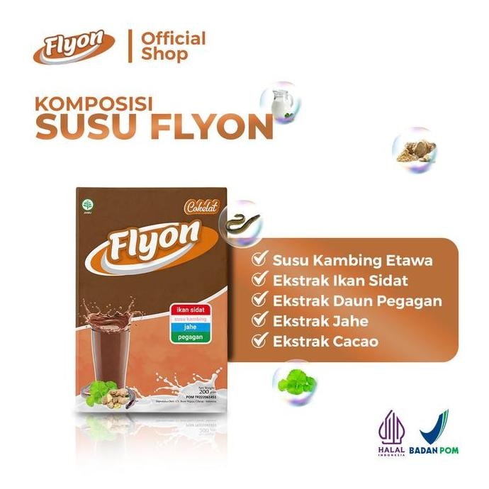 

Promo Susu Flyon Rasa Coklat Tinggi Kalori Dan Protein Susu Kambing Etawa Asli Penambah Nafsu Makan Dan Vitamin Naikan Bb