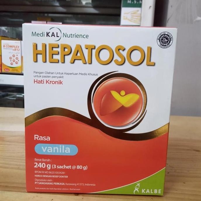 

Grosir Hepatosol 240 Gr Vanila Untuk Penyakit Hati Kronik