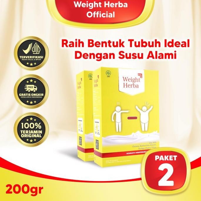 

Promo 2 Box Weight Herba - Susu Etawa Penambah Nafsu Makan Dan Berat Badan