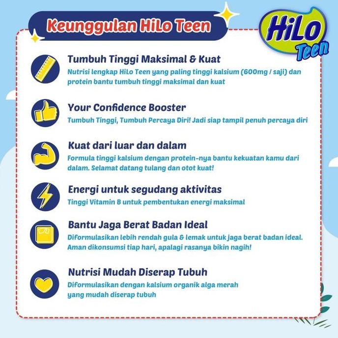 

Murah Hilo Teen Hi Protein Melon 400 G | Hilo Teen Melon Tinggi Kalsium Dan Protein 400Gr