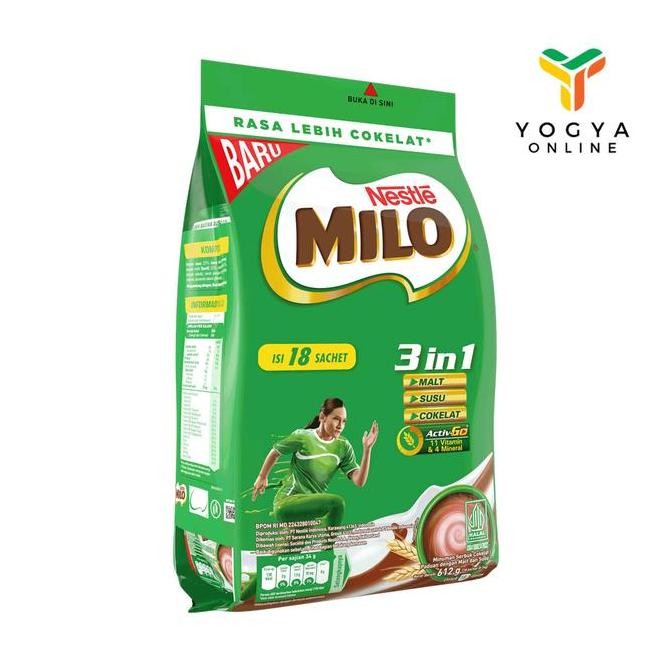 

Murah Minuman Cokelat Milo 3In1 18X34 Gram