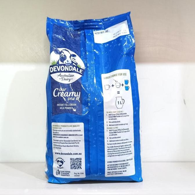 

Murah Devondale Our Creamy One Instan Milk Powder 1Kg / Susu Bubuk