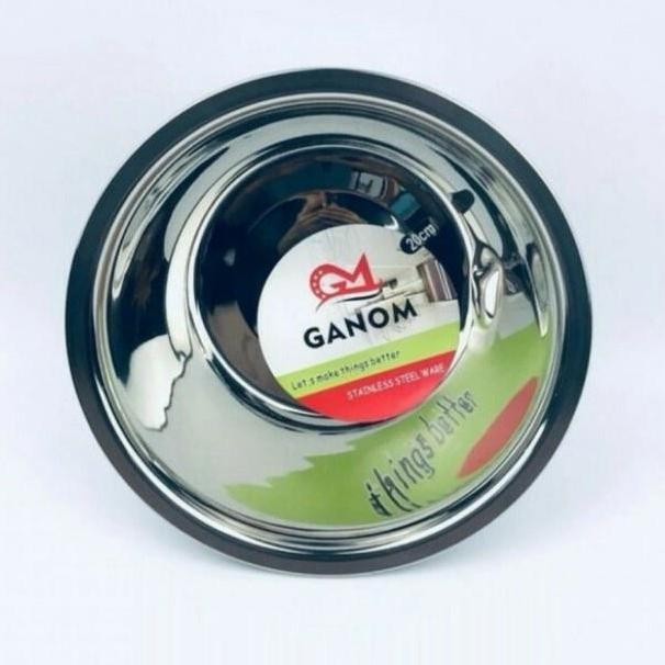 

Bak Baskom Air Stainless 30Cm Ganom 30Cm Basin Cuci Sayur Buah Salad Daging Mixing Bowl Makanan Aduk Adonan Tepung Teru Kentang French Fries Gorengan Roti Kue Telur Bumbu Dapur Kimchi Saos Cafe Restoran Bakery Rumah Makan Baskom Cekung Dalam