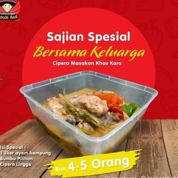 

Cipera Masakan Ayam Kampung Diracik Dengan Bumbu Tepung Cipera