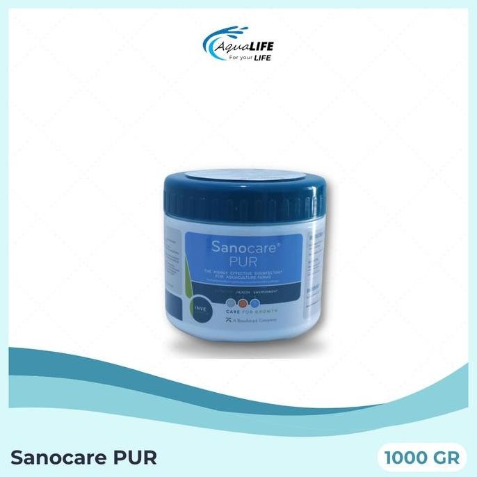 TERBARU SANOCARE PUR 1000G DESINFEKTAN AIR KOLAM BUDIDAYA IKAN & UDANG