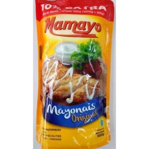 

Tersedia Mamayo Mayonaise Pouch 1kg - Saus Mayonais Original Kemasan Praktis
