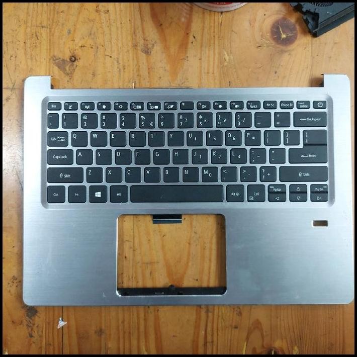 Palmrest Dan keyboard Acer Swift 3 SF314-52 SF134-52G SF134-56 SF134-41 Series warna silver minus ke
