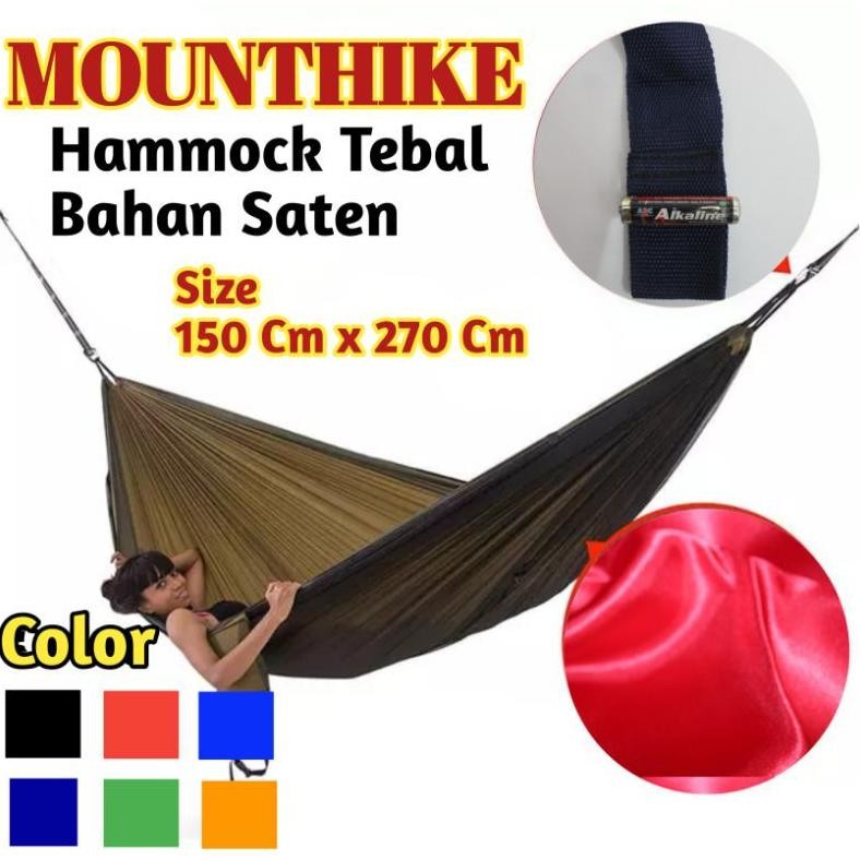 Hammock tebal ayunan kain gantung beban 250 kg bahan tebal
