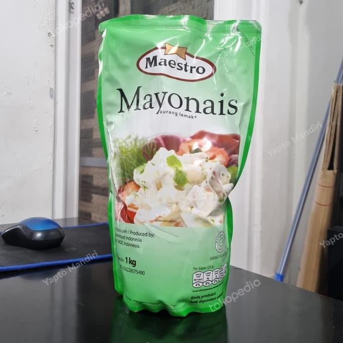 

Tersedia Mayonnaise Maestro 1kg / Mayones