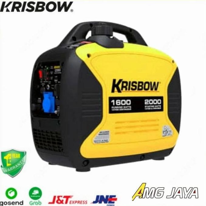 GENSET INVERTER SILENT 2000WATT KRISBOW GENERATOR GASOLINE BENSIN ORIGINAL DAN TERPERCAYA