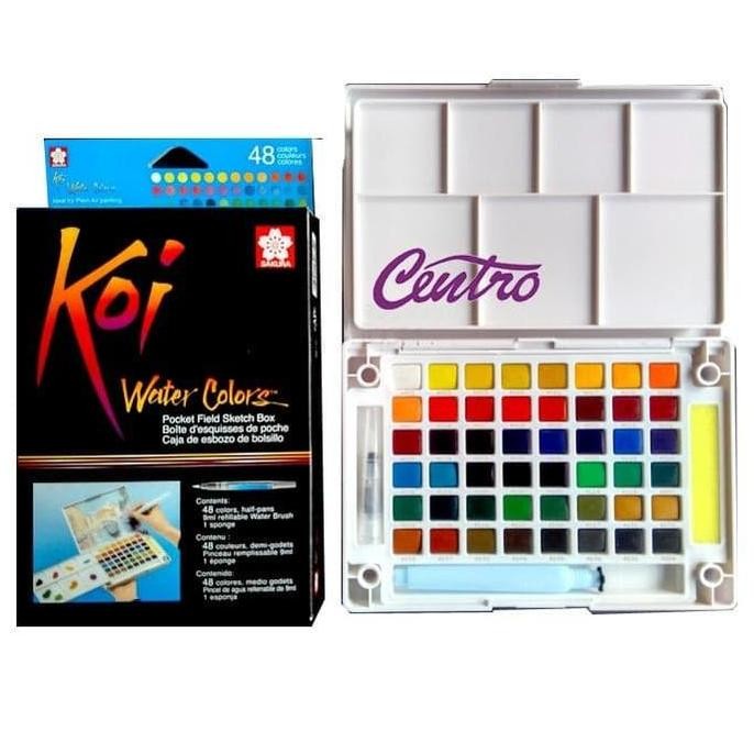 

TERBARU - SAKURA KOI WATER COLORS 48 COLOR SKETCH POCKET BOX SET
