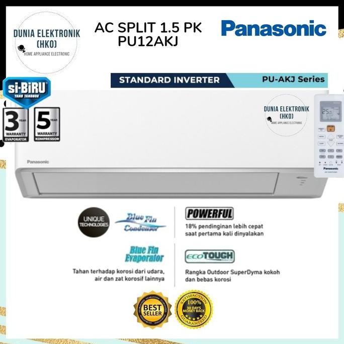 BEBAS ONGKIR - AC PANASONIC INVERTER 1.5 PK PU12AKJ PU 12AKJ SIBIRU 1.5 PK AC Panasonic