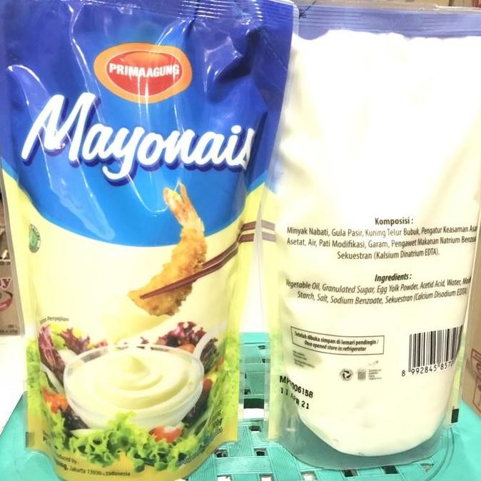

Tersedia Prima Agung Mayonais 900g - Saus Mayo Salad Sandwich Gurih Halal