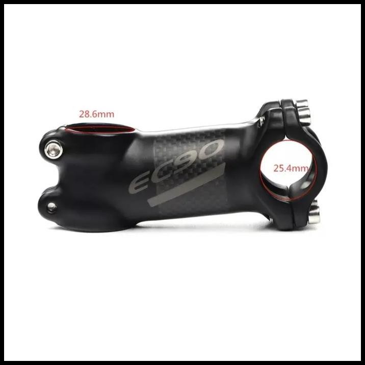 EC90 Stem Size 25.4mm Alloy Carbon Handlebar Stem Sepeda Pushbike Balance Bike BMX