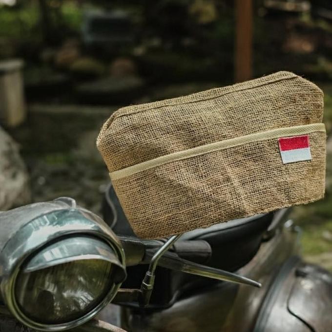 (Allthebest) peci veteran kain goni#peci pejuang kemerdekaan#peci veteran .