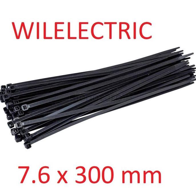 

Diskon! Kabel Ties 30cm x 7.6mm isi 100pcs - Cable Tie UL Standard Jumbo