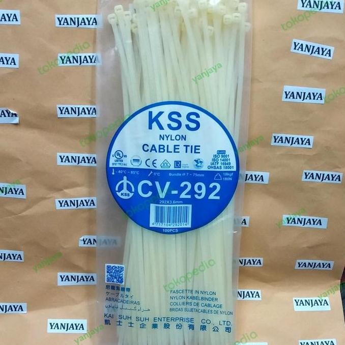 

Diskon! Kabel Ties KSS CV-292 x 3.6mm - Cable Tie 29.2cm Original