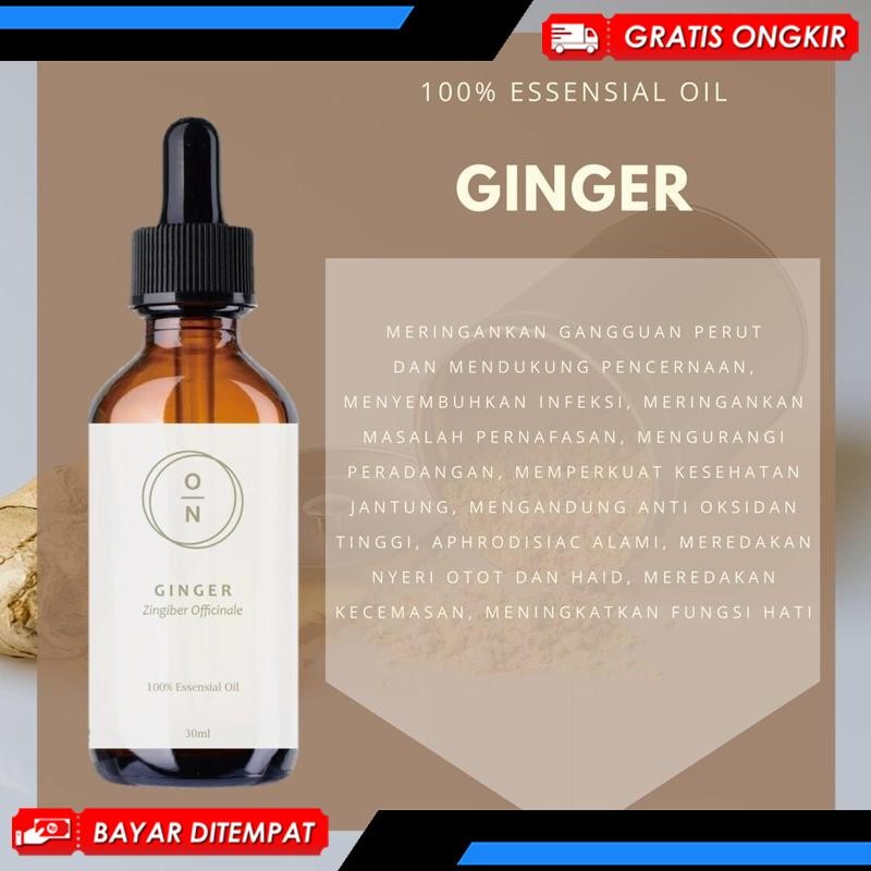 (Berkualitas) Ginger Essential Oil Minyak Jahe 100% Alami Murni Jc-44