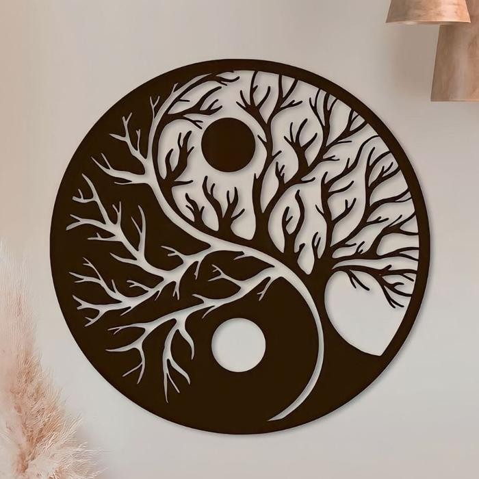LFM Dekorasi Dinding Timbul Yin & Yang Wall Decor Yin Yang