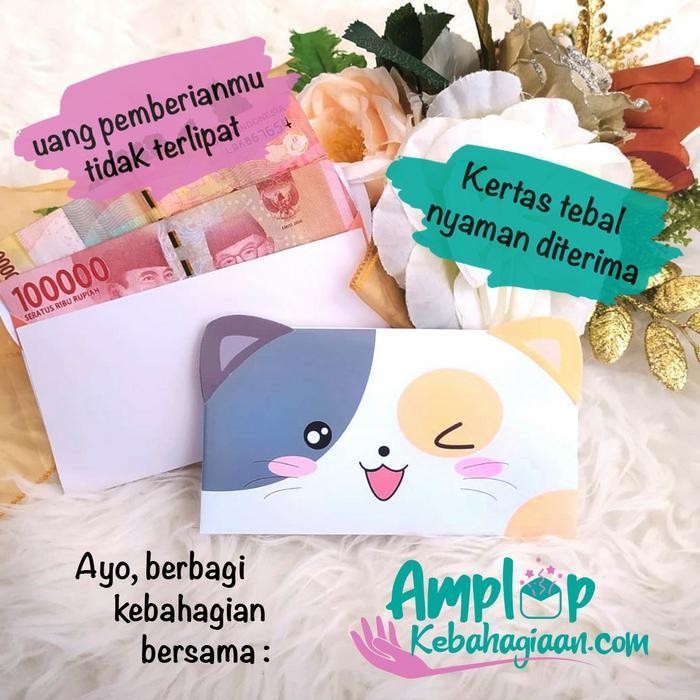 

LFM Amplop kucing calico / Angpao / Lebaran