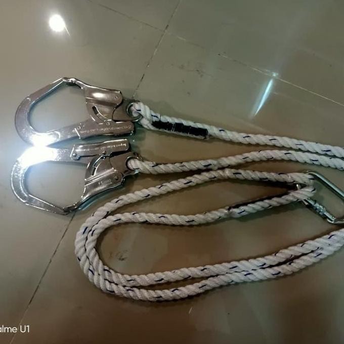 

Double Big Hook Lanyard Non Absorber Haidar New Stok