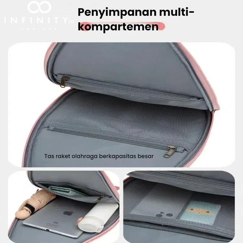 we-53 lij-56 Ransel bulu tangkis yang stylish, nyaman dan ringan Tas Olahraga Universal, Tas Olahrag