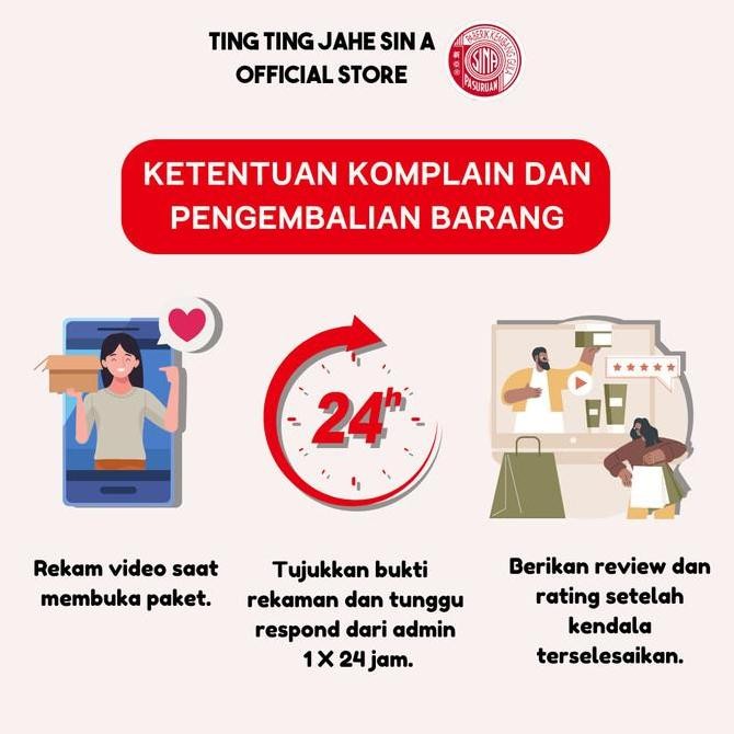 

(Allthebest) (GROSIR) Permen Jahe || Ting Ting Jahe SinA (100gr) |10 bag