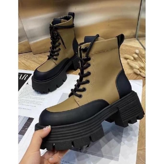 SEPATU BOOTS MARTIN BOOTS SEPATU KULIT SNEAKER BOOTS PREMIUM KOREAN STYLE S43 LB