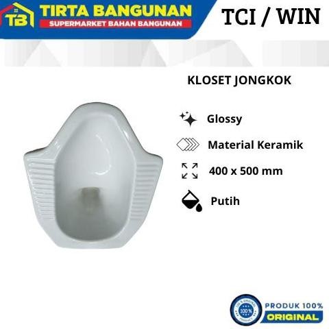 Tci / Win Closet / Kloset / Toilet / Wc Jongkok Ekonomis