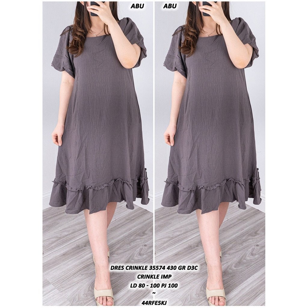 DRES CRINKLE 35574 430 GR D3C # STOK SESUAI DAN UPDATE