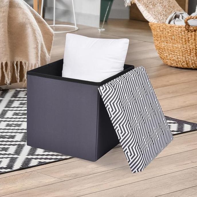 Azko Stora Bangku Ottoman Lipat Tempat Duduk Serbaguna Bangku Multifungsi Ottoman With Storage Furni