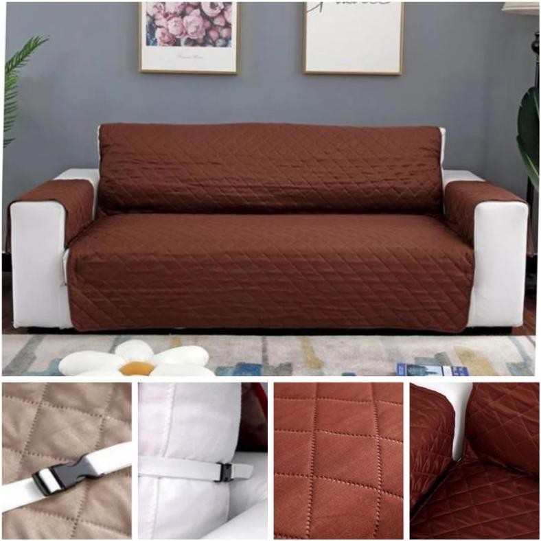 TERBARU- (COVER SOFA 1/2/3 SEATER COVER SOFA PROTECTOR) Cover Sofa 2 Seater Cover Sofa 1 Seater Cove
