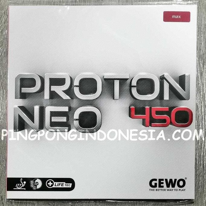 Gewo Proton Neo 450 - Karet Pingpong Rubber Tenis Meja Bet Bat