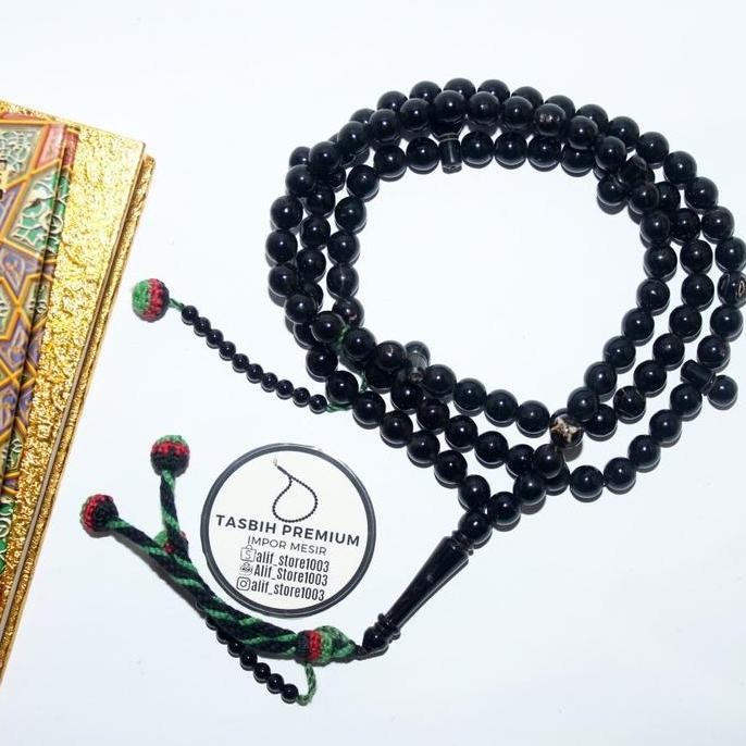 (Allthebest) Tasbih Yuser laut merah Bulat Asli Original