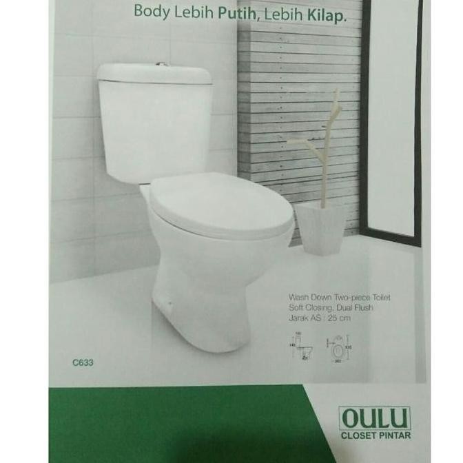 Closet Duduk Oulu C 633 Putih