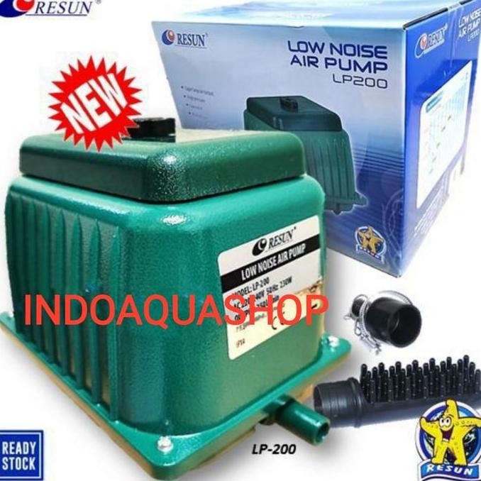 tersedia pompa udara resun lp-200 blower aerator kolam & aquarium besar